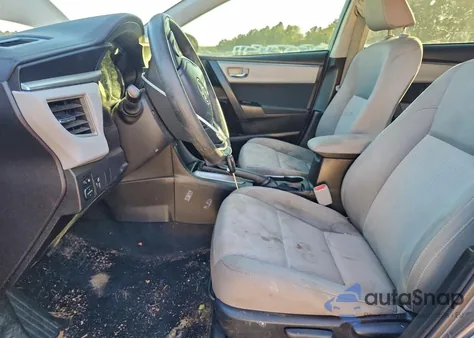 2015 Toyota Corolla L из США, поврежденный, VIN 5YFBURHEXFP272796